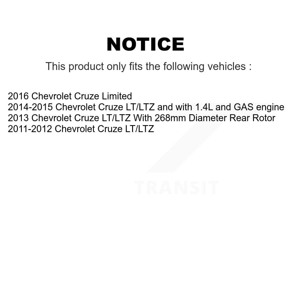 Transit Auto - KCG-100077T - Rear Disc Brake Kits image 24