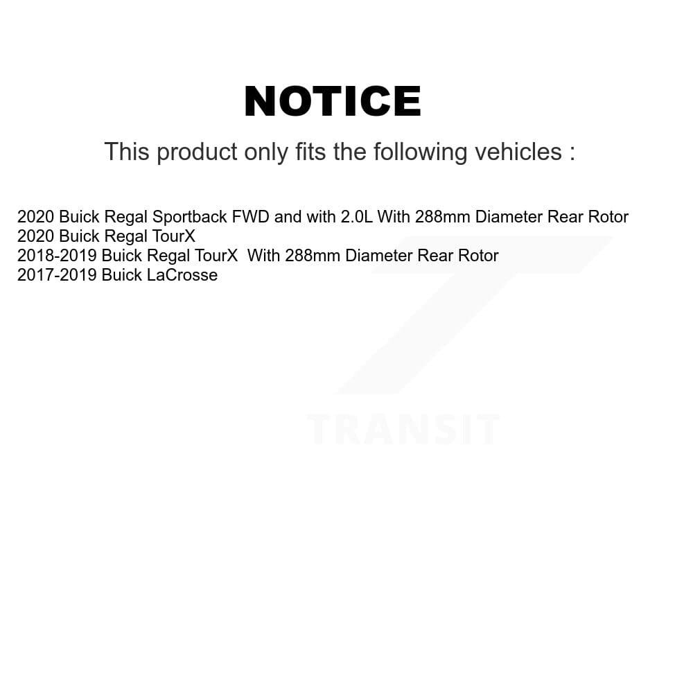 Transit Auto - KCG-100120C - Rear Disc Brake Kits image 24