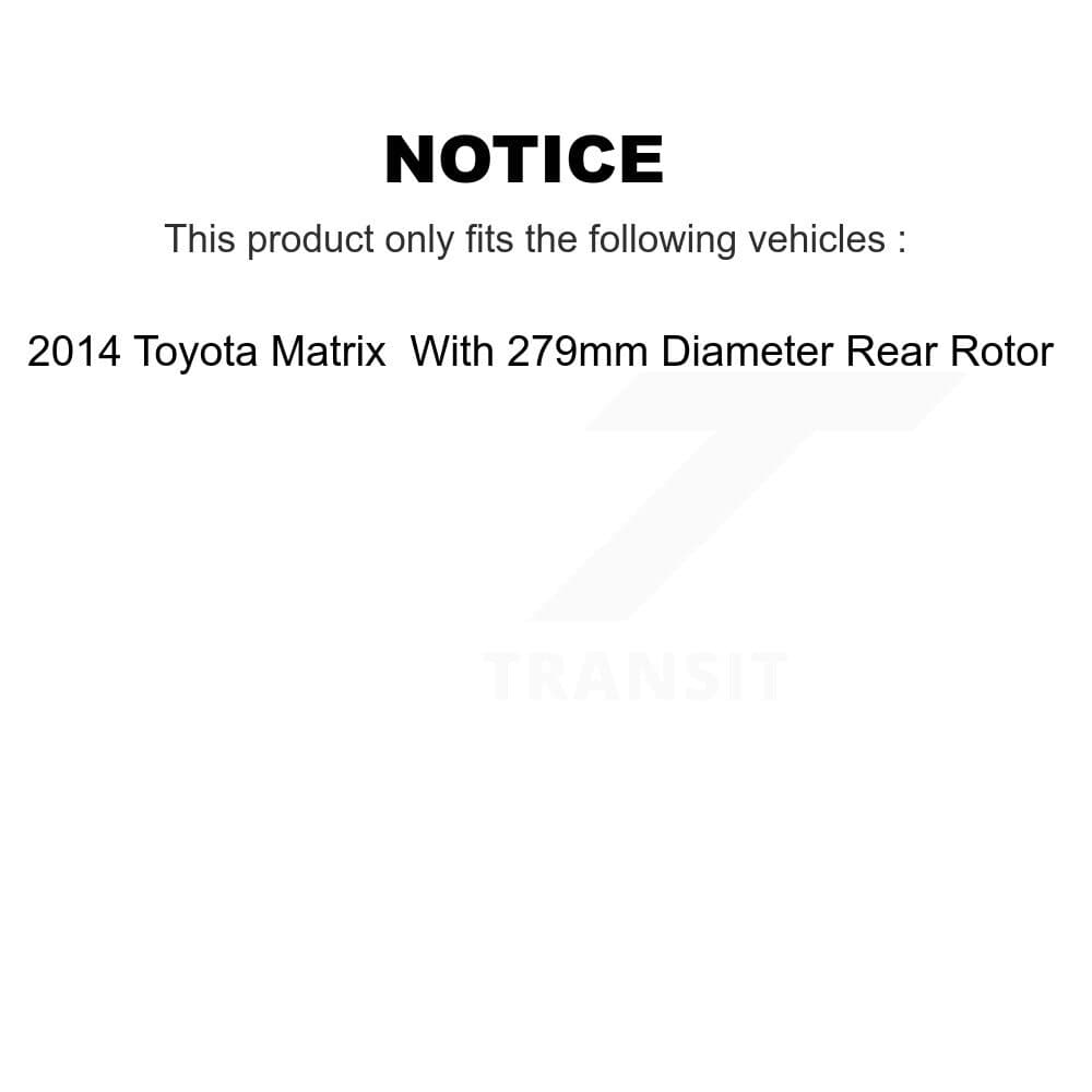 Transit Auto - KCG-100151P - Rear Disc Brake Kits image 24
