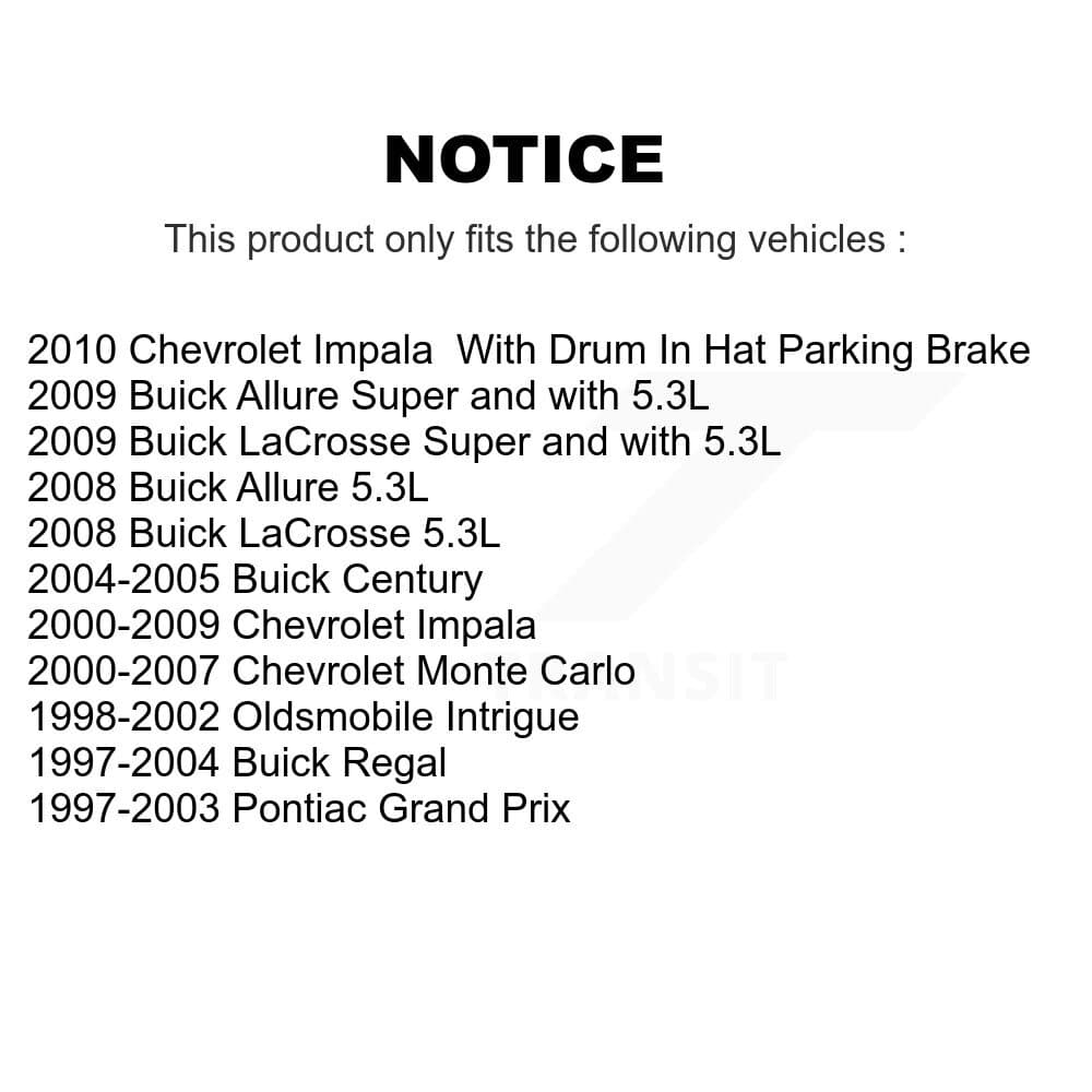 Transit Auto - KCG-100164T - Rear Disc Brake Kits image 24
