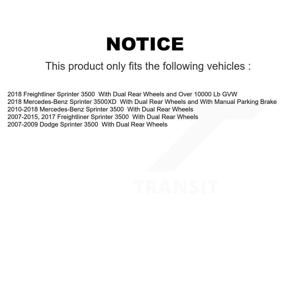 Transit Auto - KCG-100215P - Rear Disc Brake Kits image 24