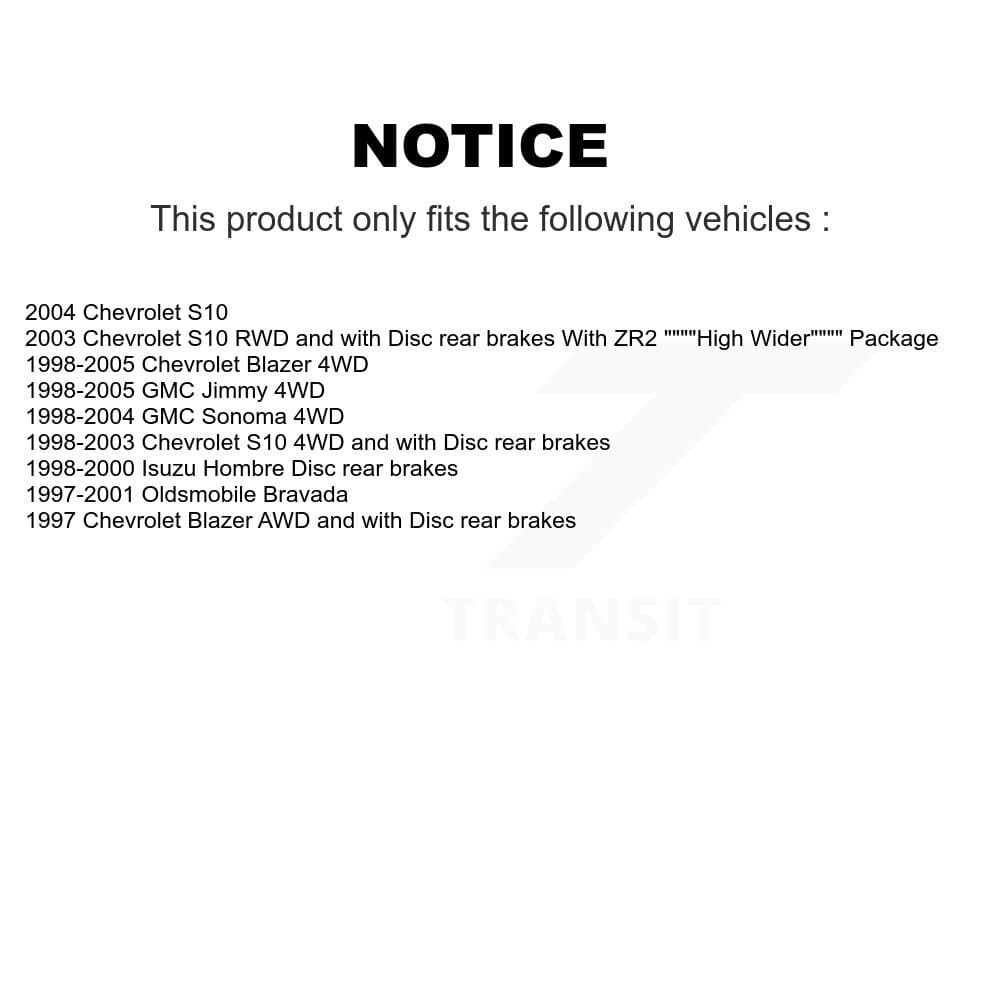 Transit Auto - KCG-100266C - Rear Disc Brake Kits image 24
