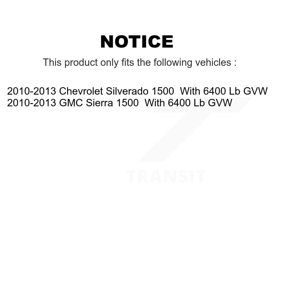 Transit Auto - KCG-100368P - Front and Rear Disc Brake Kits image 24