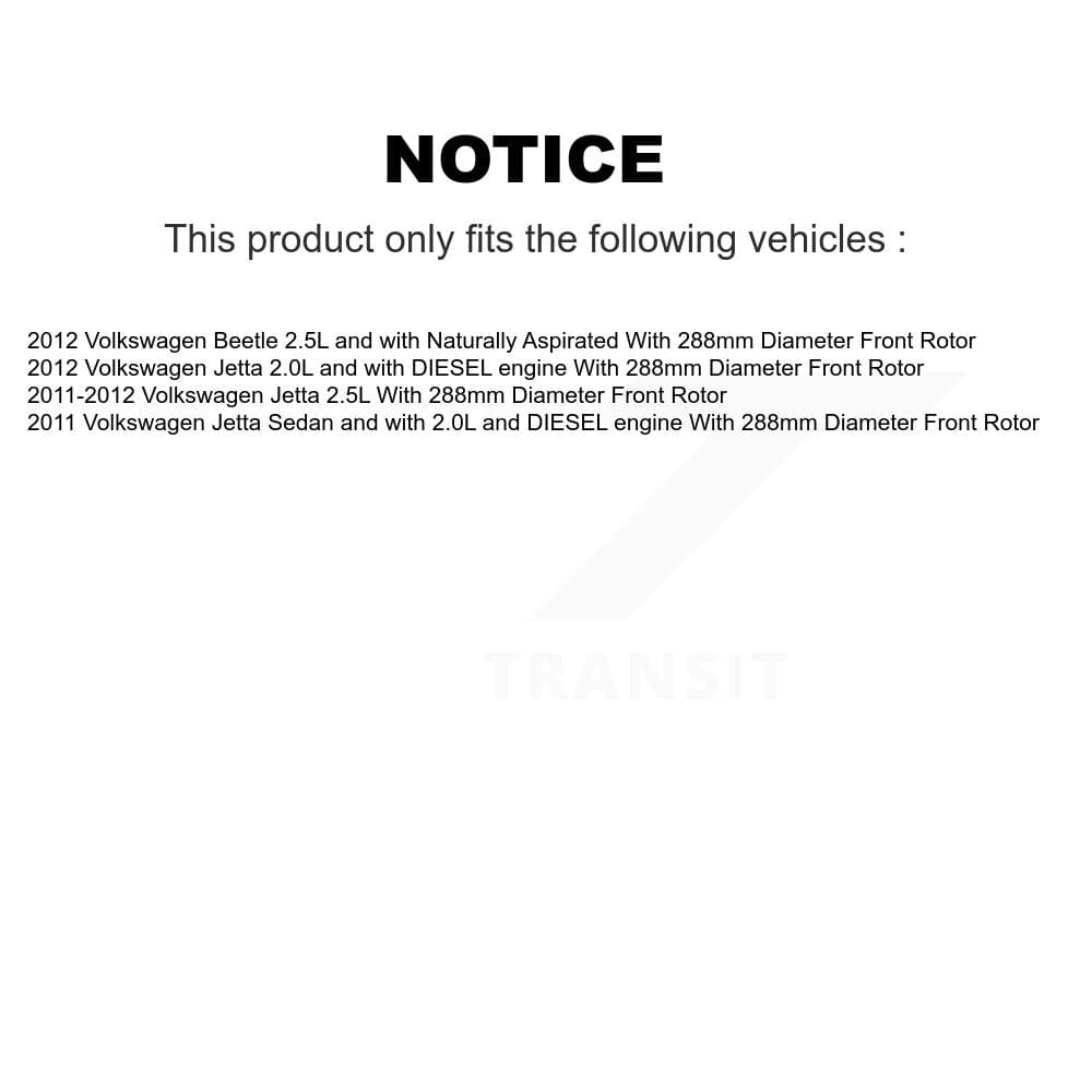 Transit Auto - KCG-100381S - Front and Rear Disc Brake Kits image 24