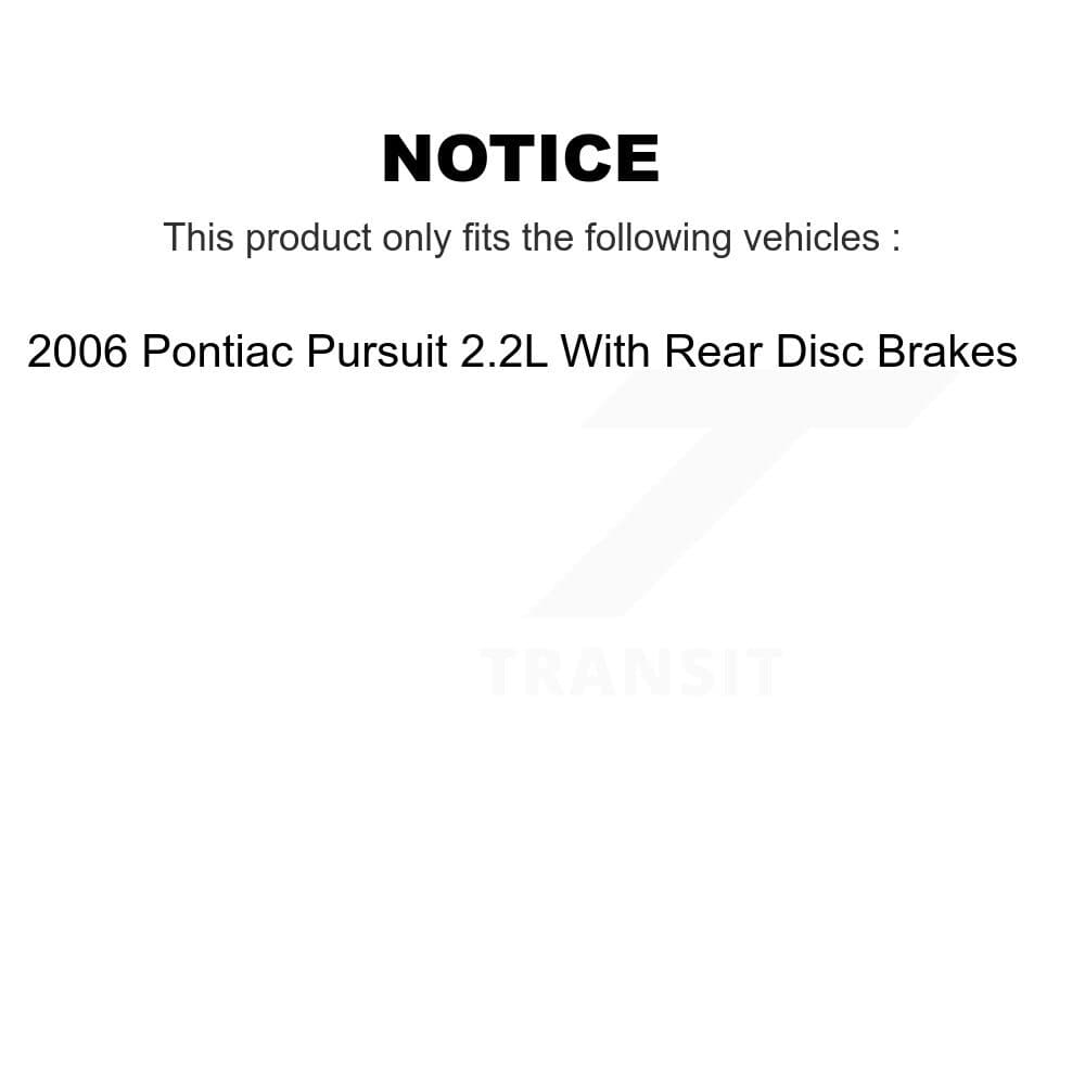 Transit Auto - KCG-100390T - Front and Rear Disc Brake Kits image 24