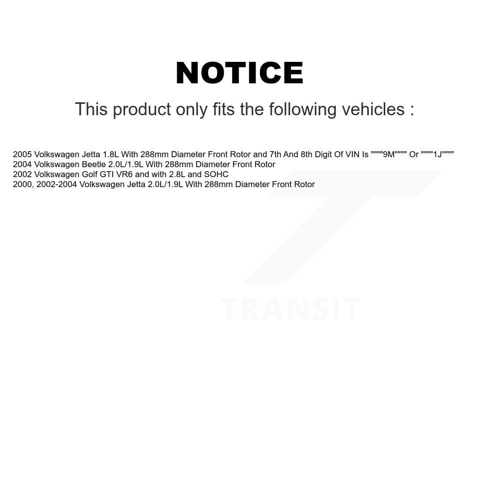 Transit Auto - KCG-100507T - Front Disc Brake Kits image 24