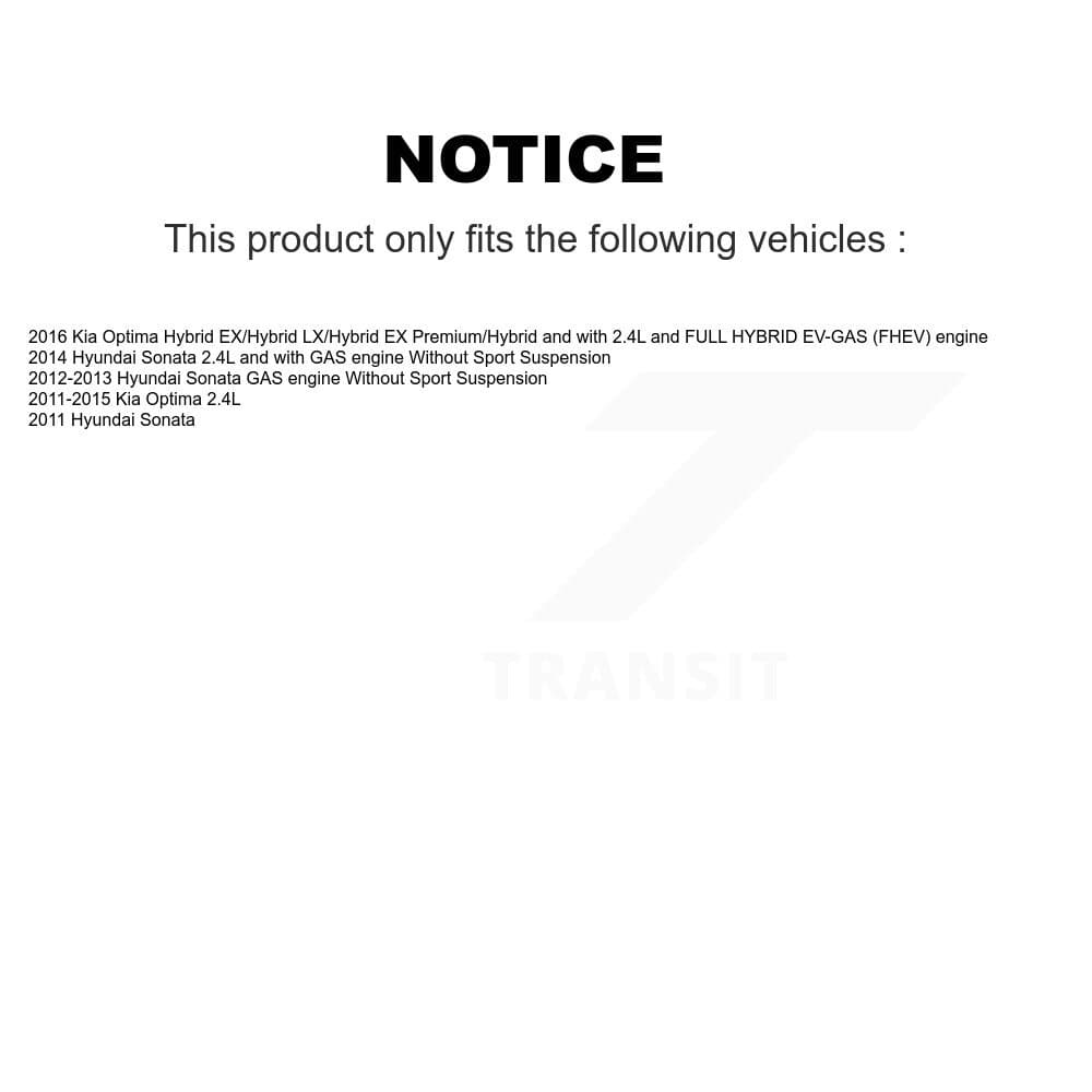 Transit Auto - KCG-100538C - Front Disc Brake Kits image 24