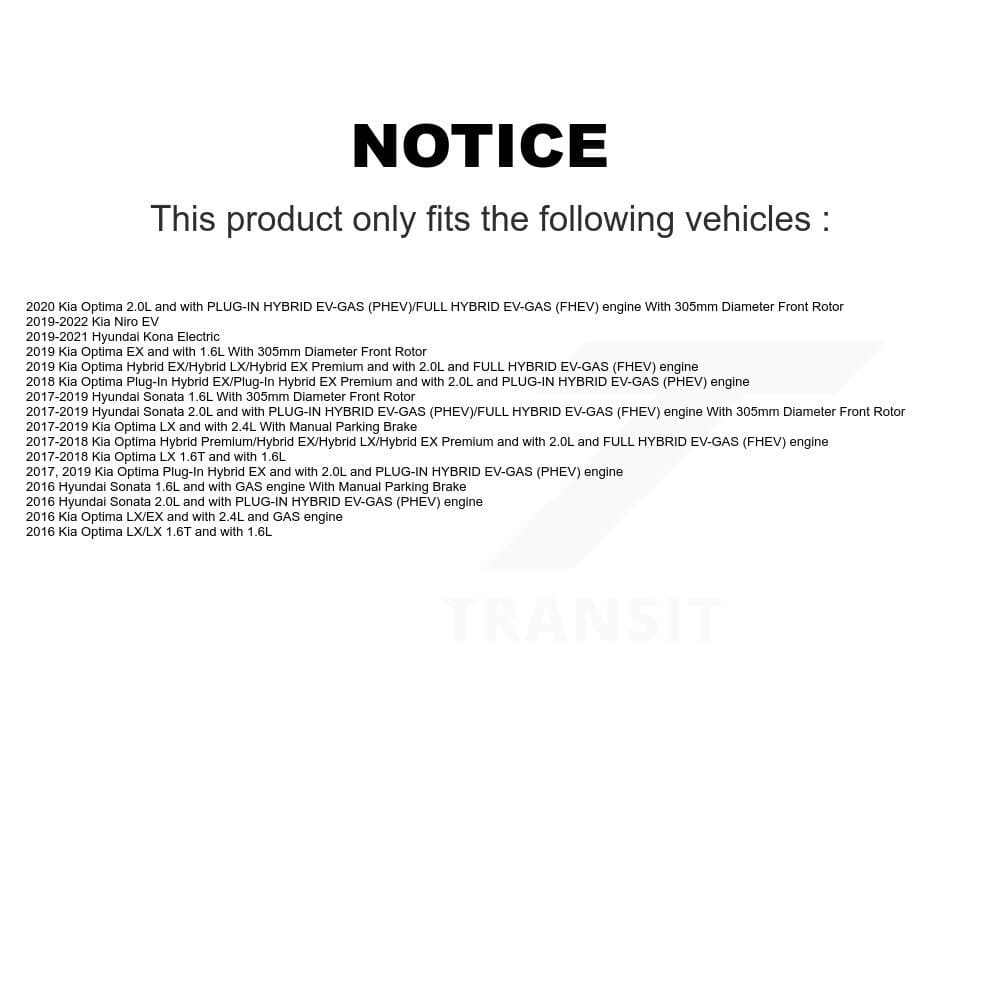 Transit Auto - KCG-100546C - Front Disc Brake Kits image 24