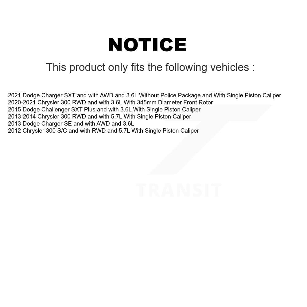 Transit Auto - KCG-100596P - Front Disc Brake Kits image 24