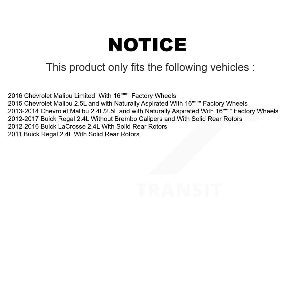 Transit Auto - KCG-100644S - Front Disc Brake Kits image 24