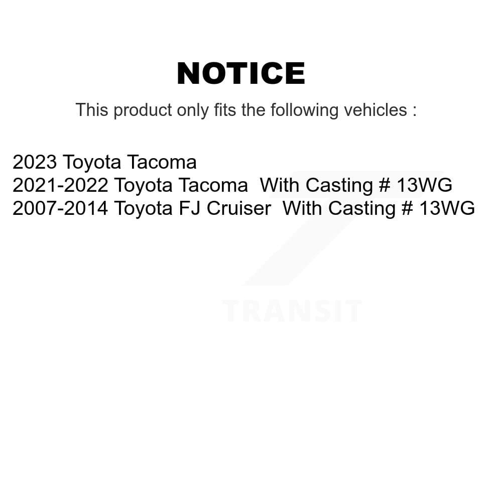 Transit Auto - KCG-100751S - Front Disc Brake Kits image 24