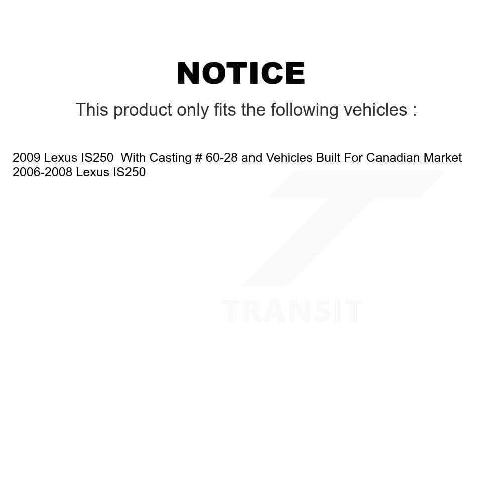 Transit Auto - KCG-100757S - Front and Rear Disc Brake Kits image 24