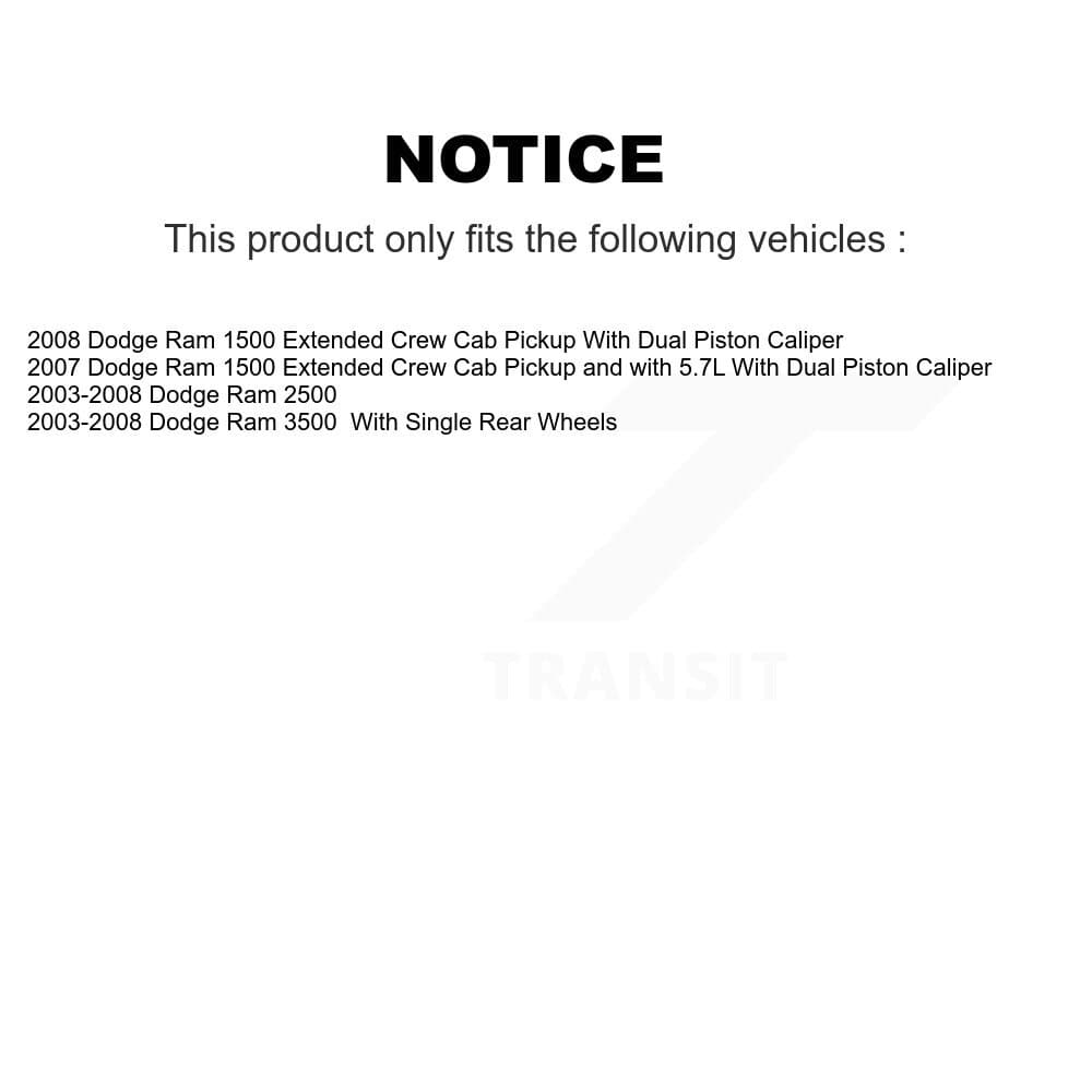 Transit Auto - KCG-100783T - Front and Rear Disc Brake Kits image 24