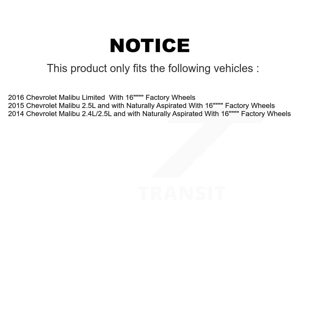Transit Auto - KCG-100821S - Front and Rear Disc Brake Kits image 24