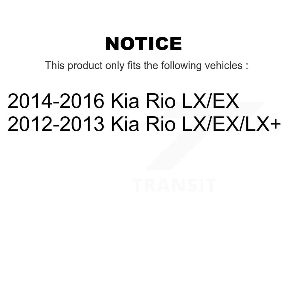 Transit Auto - KCG-100882C - Front and Rear Disc Brake Kits image 24