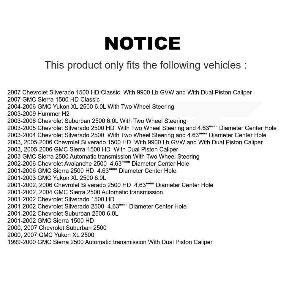 Transit Auto - KCG-100936T - Front and Rear Disc Brake Kits image 24
