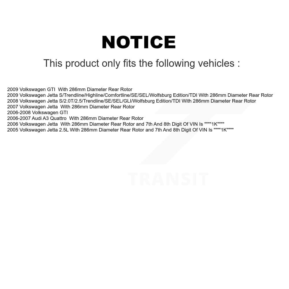 Transit Auto - KCG-100970N - Rear Disc Brake Kits image 24