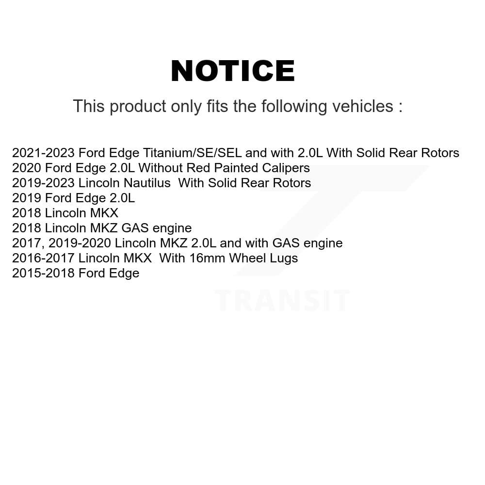 Transit Auto - KCG-101011N - Rear Disc Brake Kits image 24
