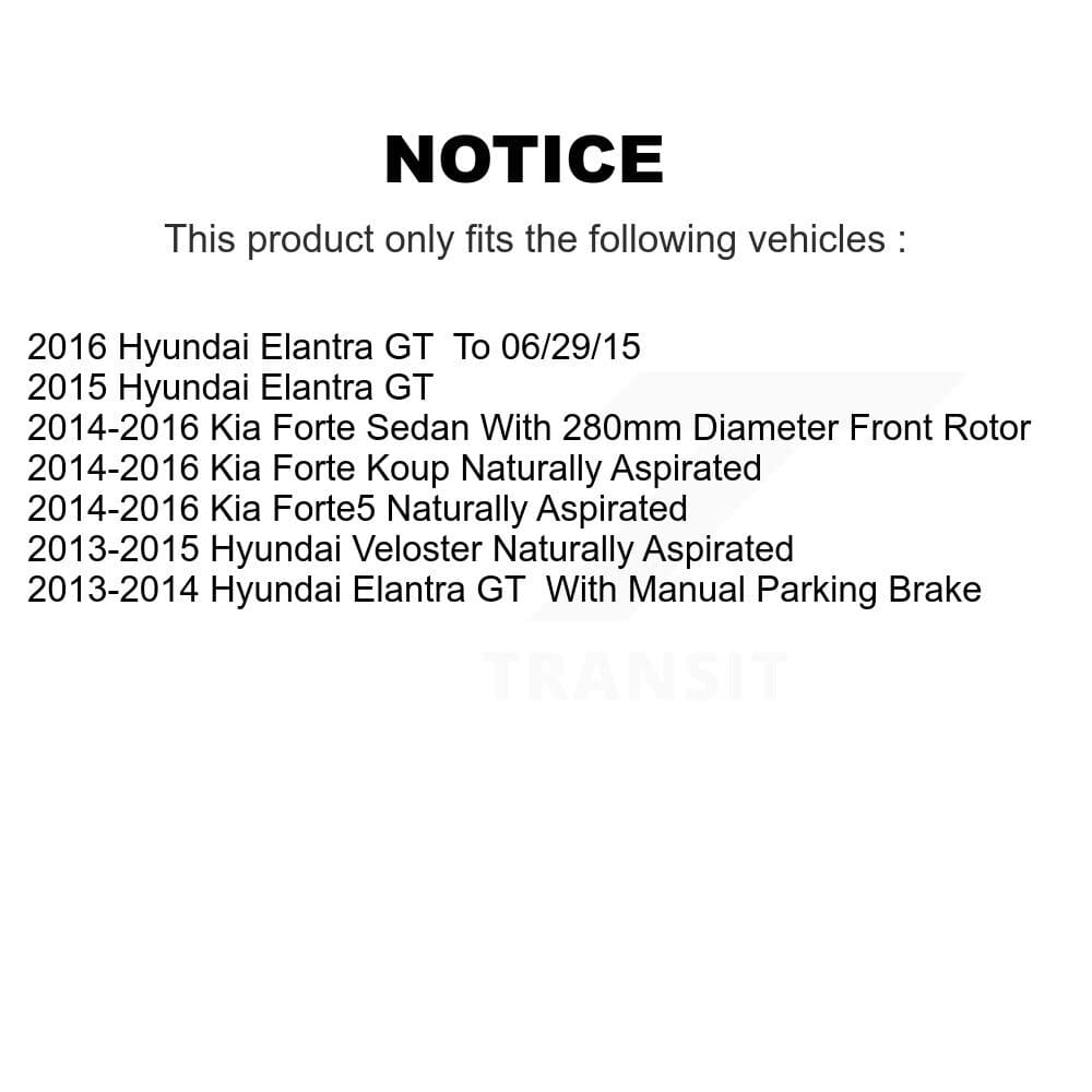 Transit Auto - KCG-101054C - Front and Rear Disc Brake Kits image 24