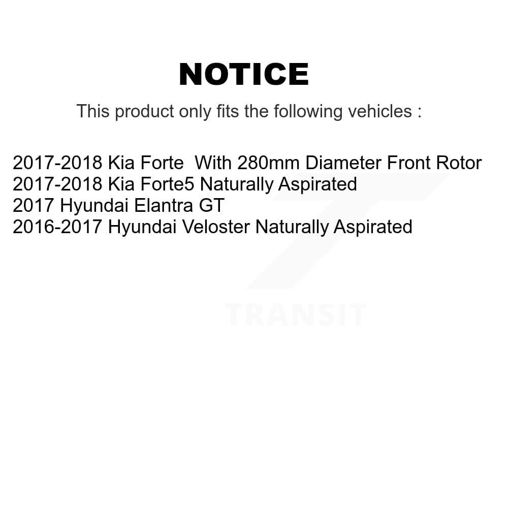Transit Auto - KCG-101059C - Front and Rear Disc Brake Kits image 24