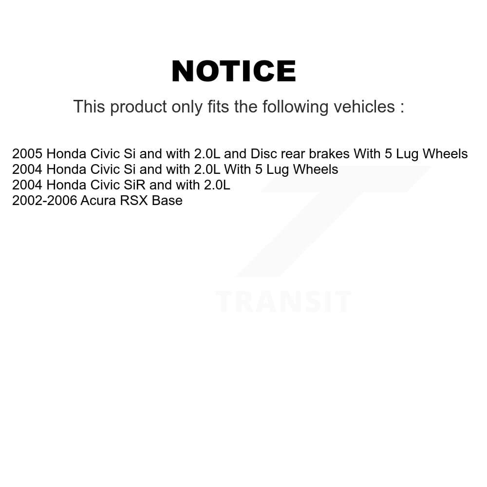 Transit Auto - KCG-101059T - Front and Rear Disc Brake Kits image 24