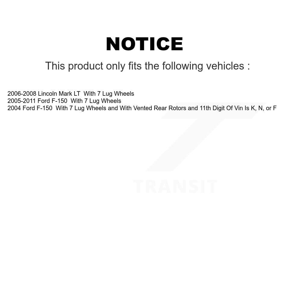 Transit Auto - KCG-101131N - Rear Disc Brake Kits image 24