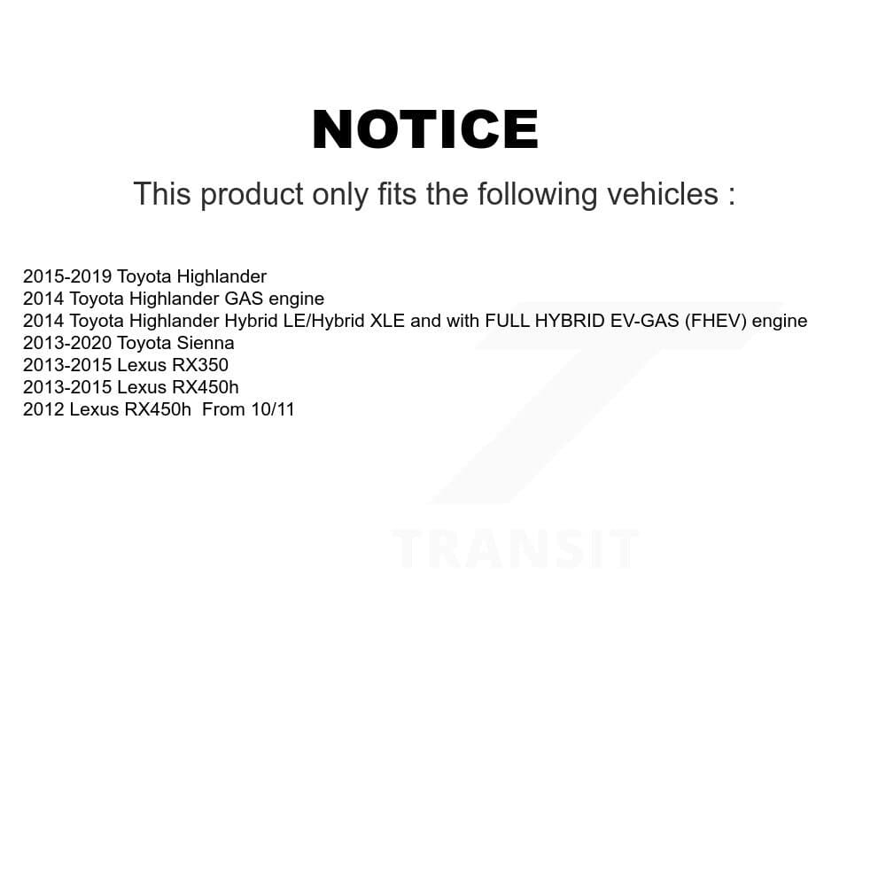 Transit Auto - KCG-101138N - Rear Disc Brake Kits image 24