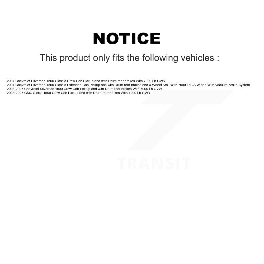 Transit Auto - KCG-101318N - Front and Rear Disc Brake Kits image 24