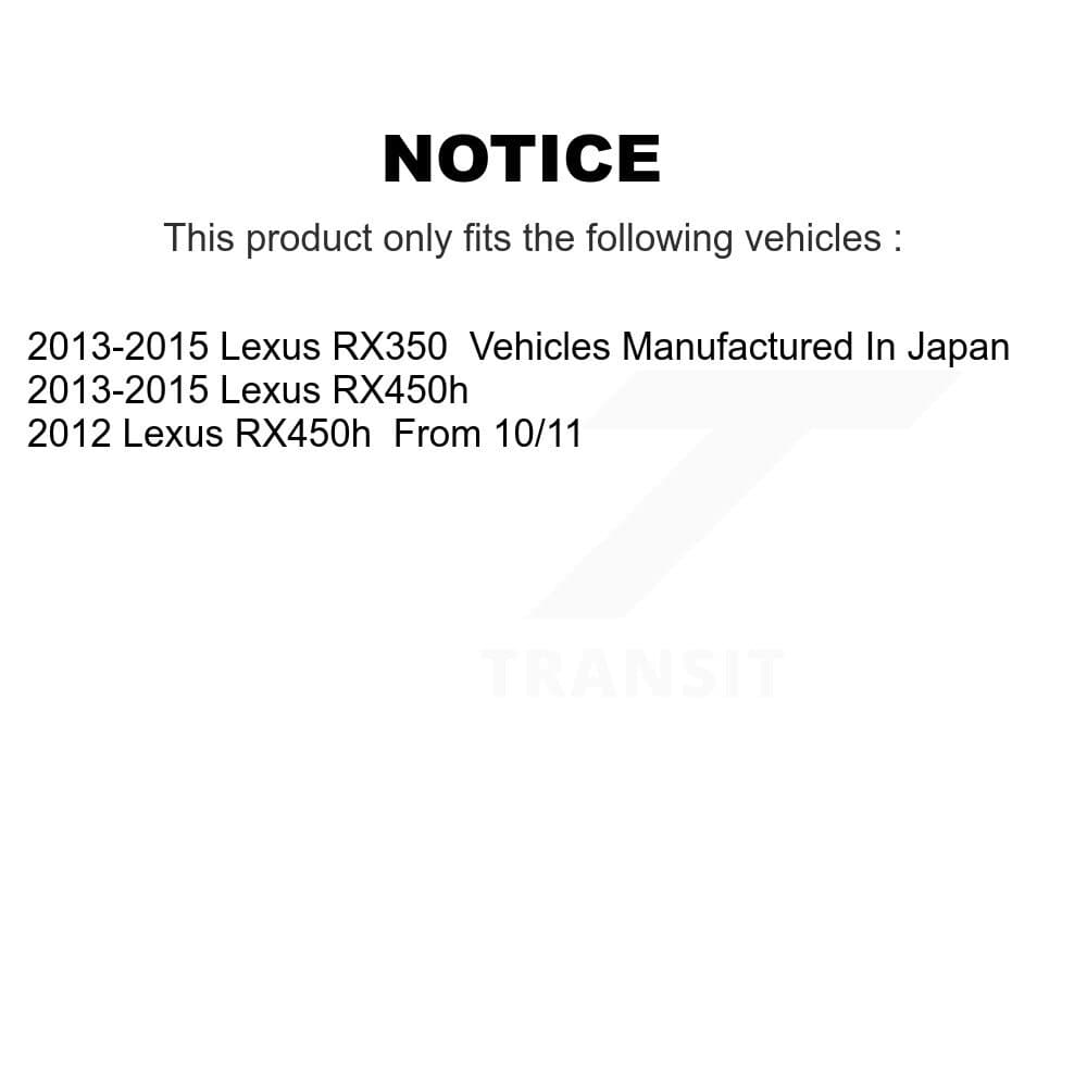 Transit Auto - KCG-101586N - Front and Rear Disc Brake Kits image 24