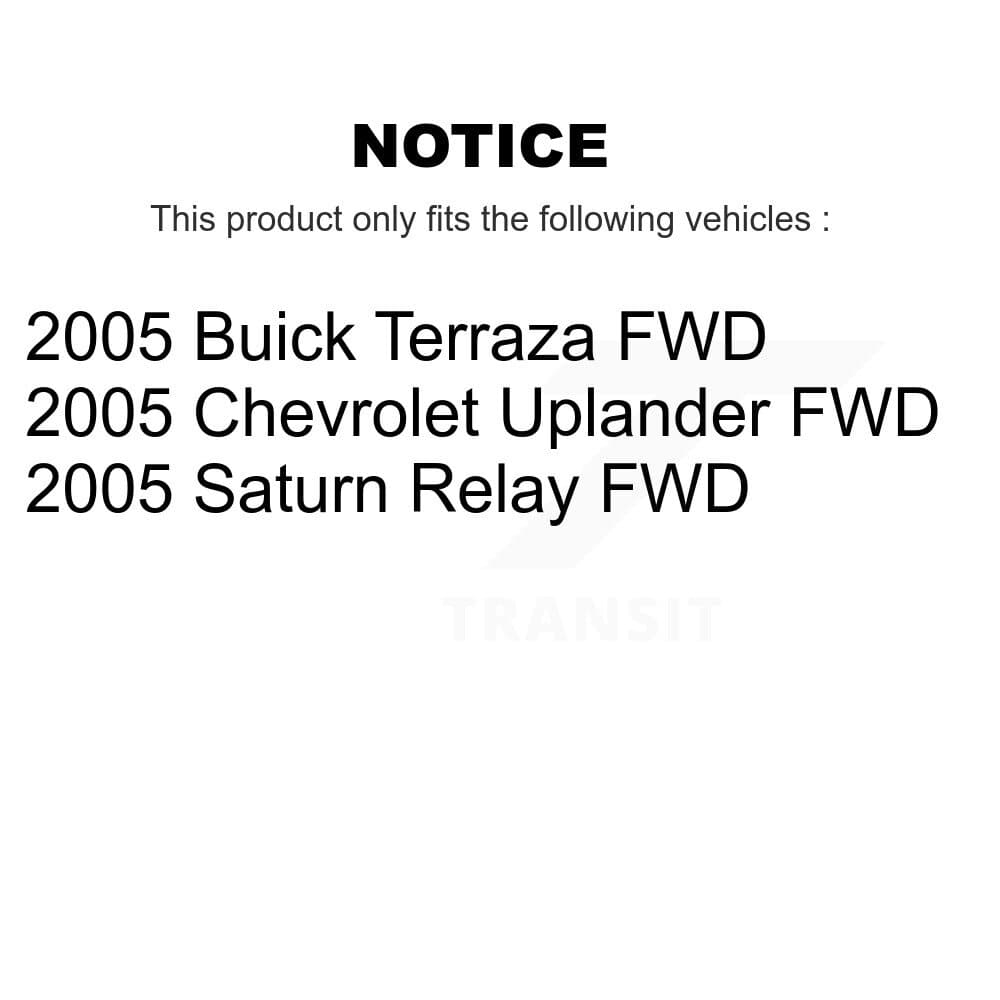 Transit Auto - KCG-101649N - Front and Rear Disc Brake Kits image 24