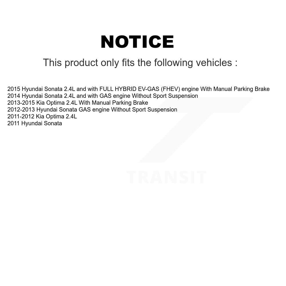 Transit Auto - KCG-101999N - Front and Rear Disc Brake Kits image 24