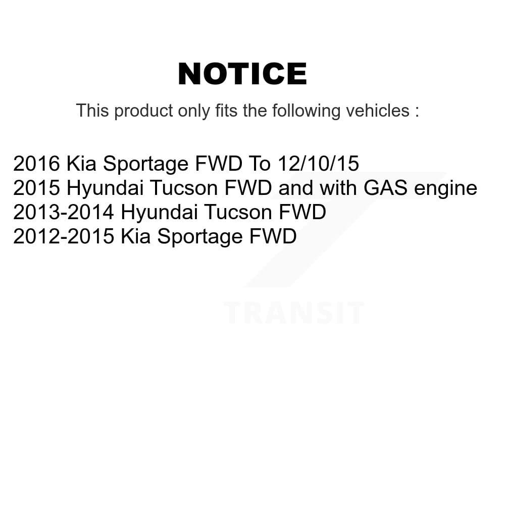 Transit Auto - KCG-102196N - Front and Rear Disc Brake Kits image 24