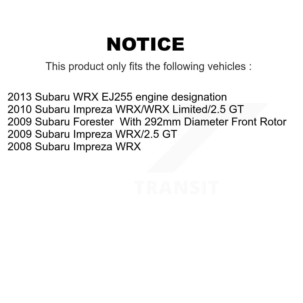 Transit Auto - KCG-102608N - Front and Rear Disc Brake Kits image 24