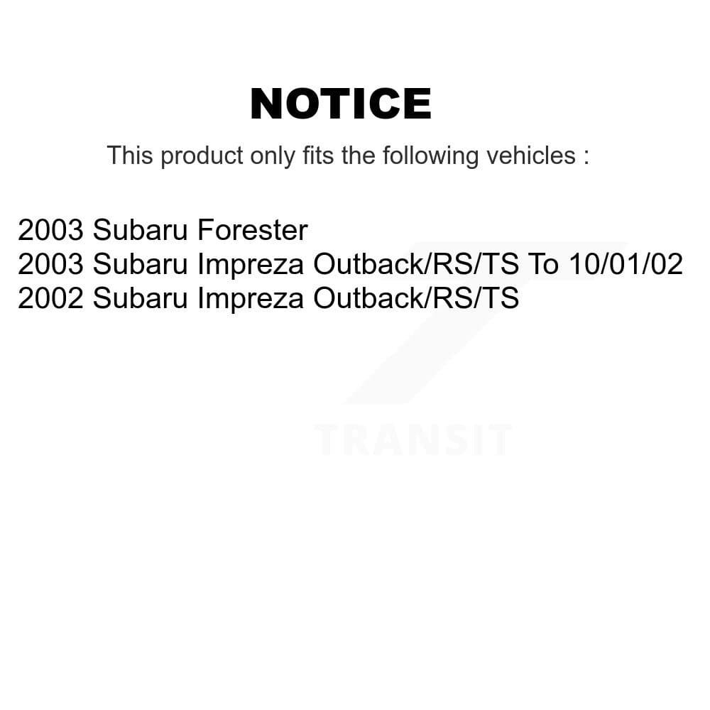 Transit Auto - KCN-100031 - Front and Rear Disc Brake Pad Kits image 14