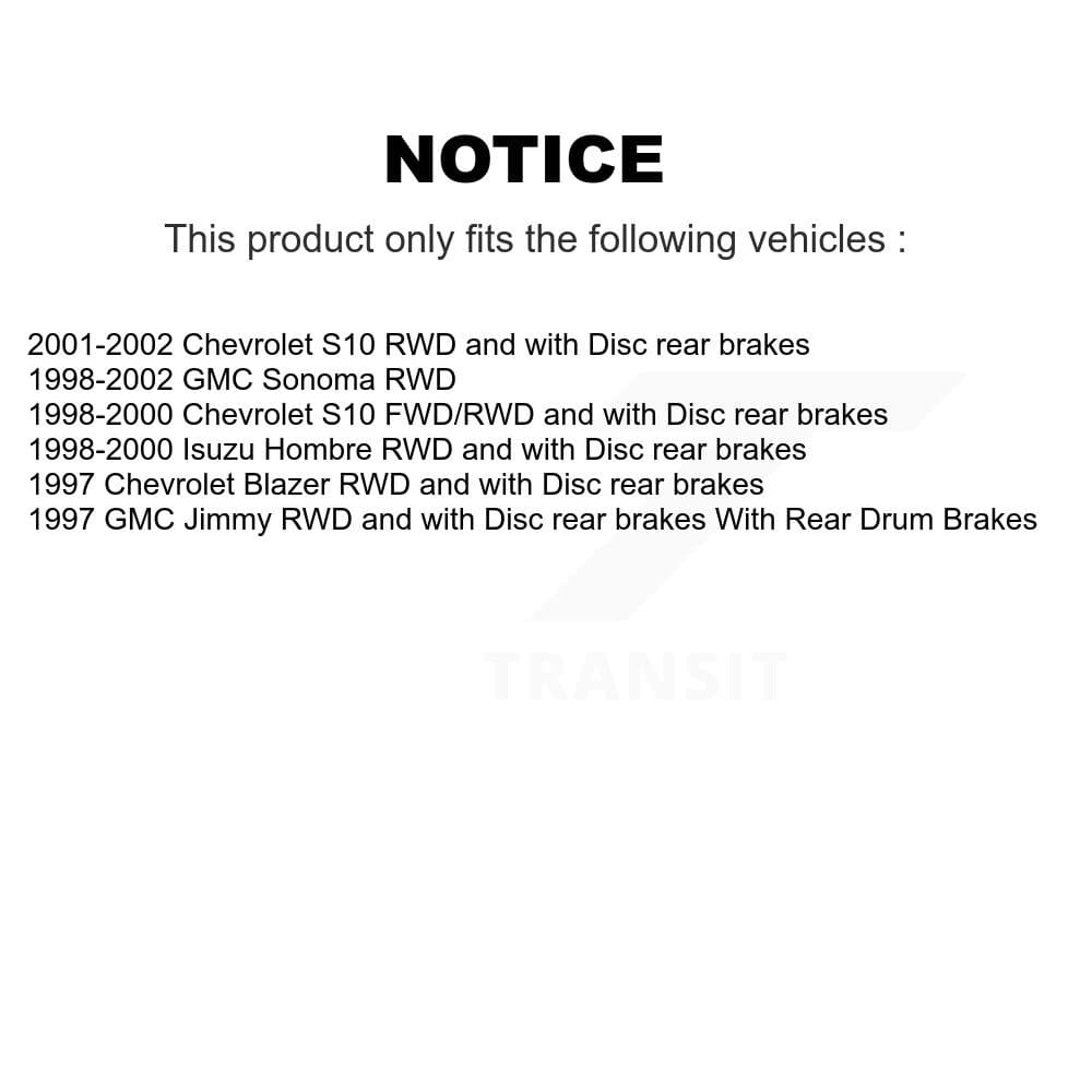 Transit Auto - KCN-100101 - Front and Rear Disc Brake Pad Kits image 14