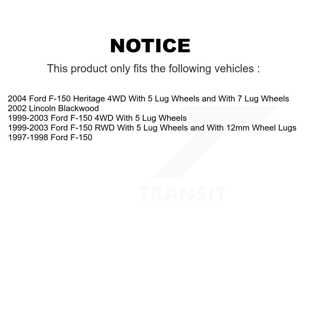 Transit Auto - KCN-100178 - Front and Rear Disc Brake Pad Kits image 14