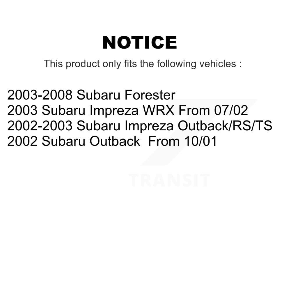 Transit Auto - KCN-100316 - Front and Rear Disc Brake Pad Kits image 14