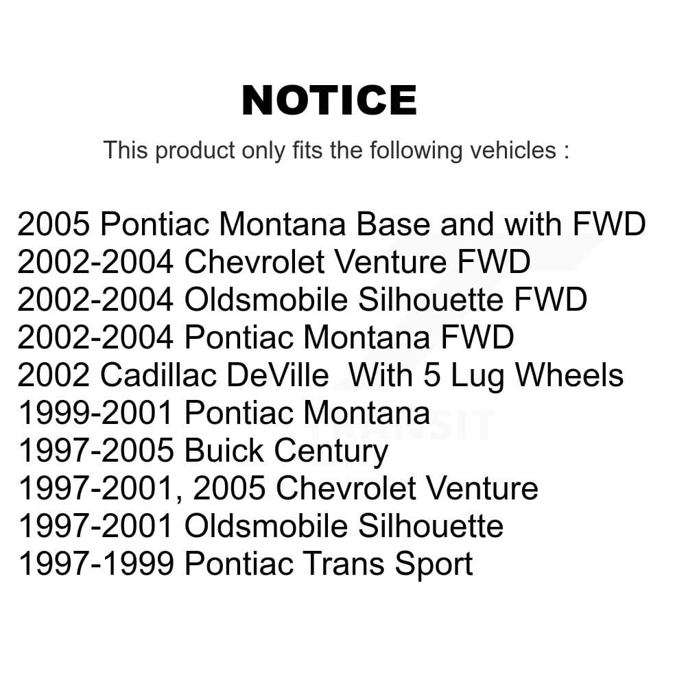 Transit Auto - KCN-100362 - Front and Rear Disc Brake Pad Kits image 14