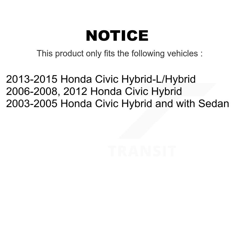 Transit Auto - KCN-100401 - Front and Rear Disc Brake Pad Kits image 14