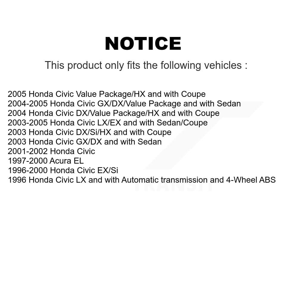 Transit Auto - KCN-100430 - Front and Rear Disc Brake Pad Kits image 14