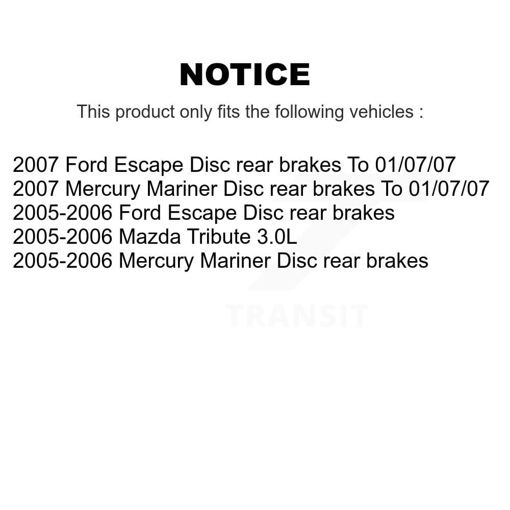 Transit Auto - KCN-100433 - Front and Rear Disc Brake Pad Kits image 14