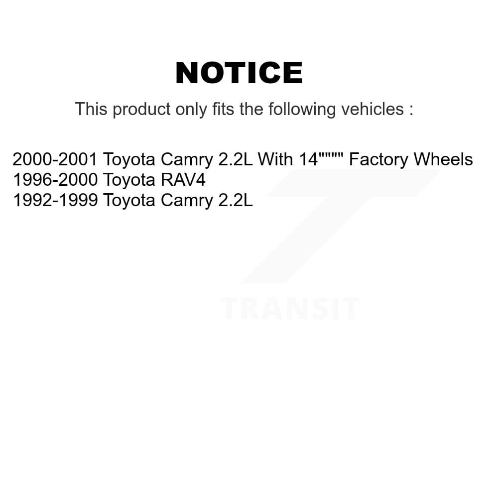 Transit Auto - KCN-100477 - Front and Rear Disc Brake Pad Kits image 14