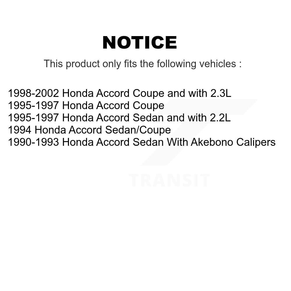 Transit Auto - KCN-100484 - Front and Rear Disc Brake Pad Kits image 14