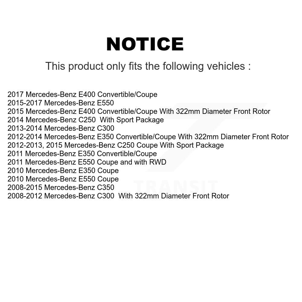 Transit Auto - KCN-100851 - Front and Rear Disc Brake Pad Kits image 14