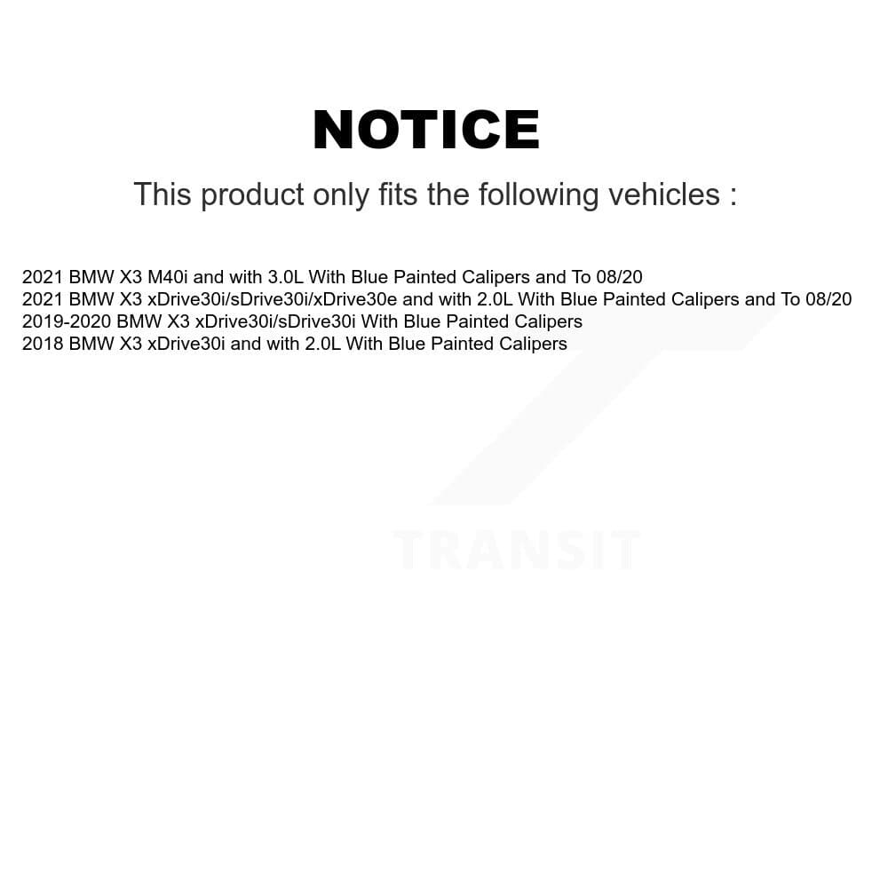 CMX - KCW-101129 - Front and Rear Disc Brake Pad Kits image 9