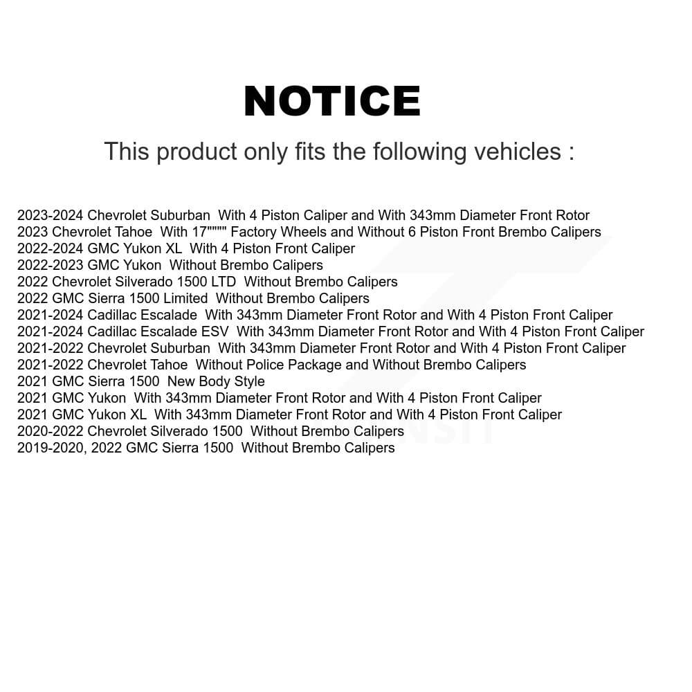 CMX - KCX-100534 - Front and Rear Disc Brake Pad Kits image 9