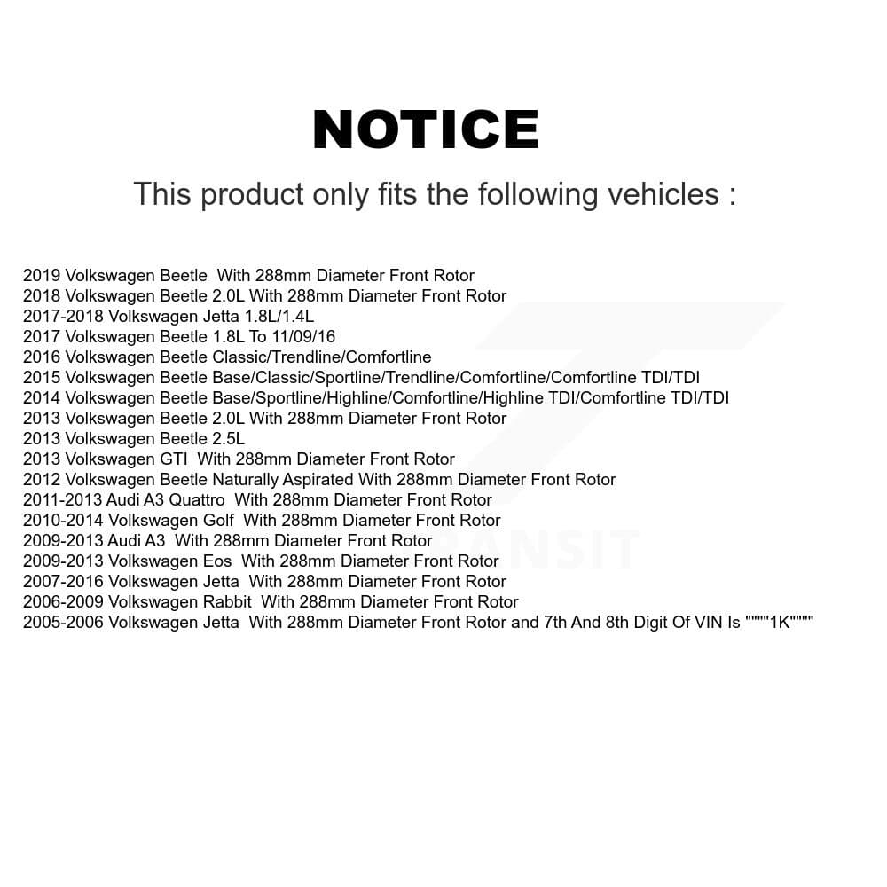 Transit Auto - KDA-100089 - Front Disc Brake Kits image 19