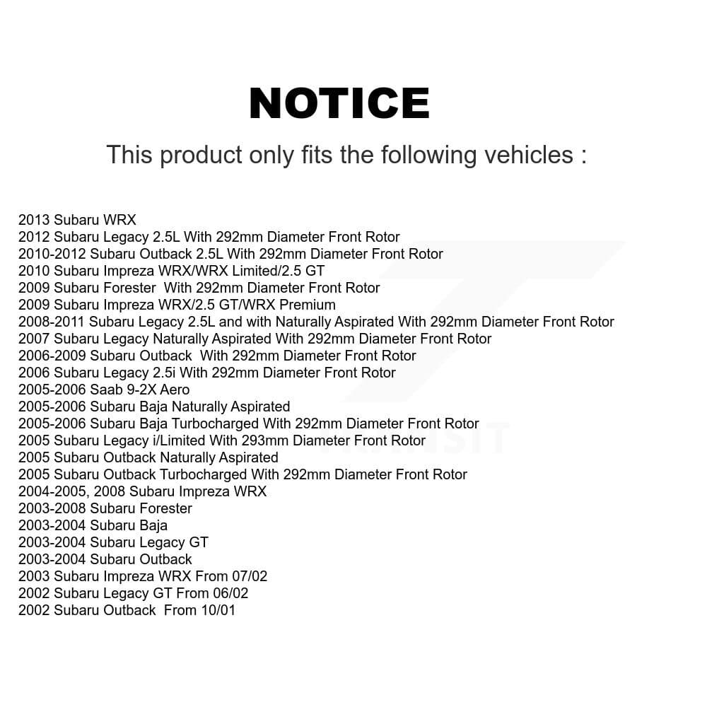 Transit Auto - KDA-100140 - Front Disc Brake Kits image 19