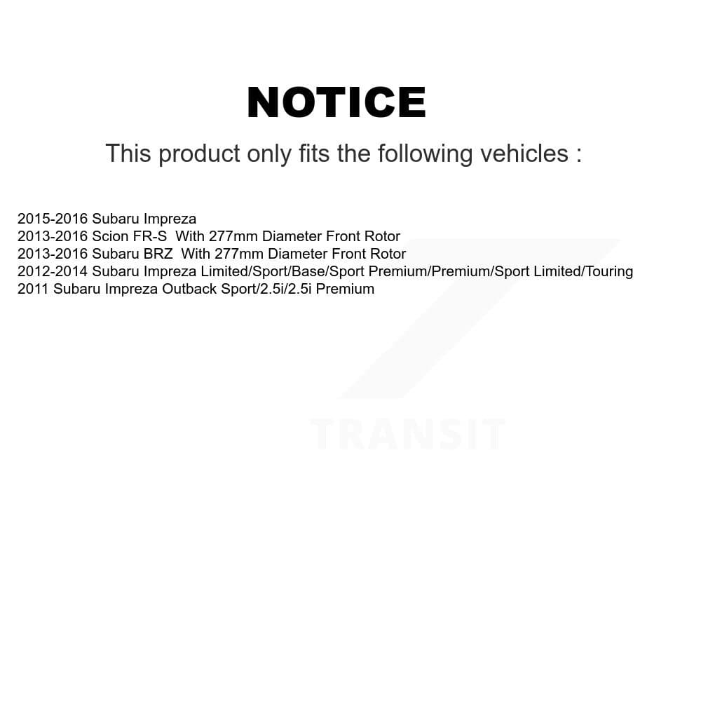 Transit Auto - KDA-100167 - Front Disc Brake Kits image 19