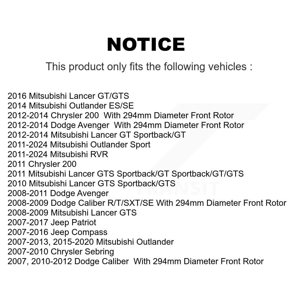 Transit Auto - KDA-100200 - Front Disc Brake Kits image 19